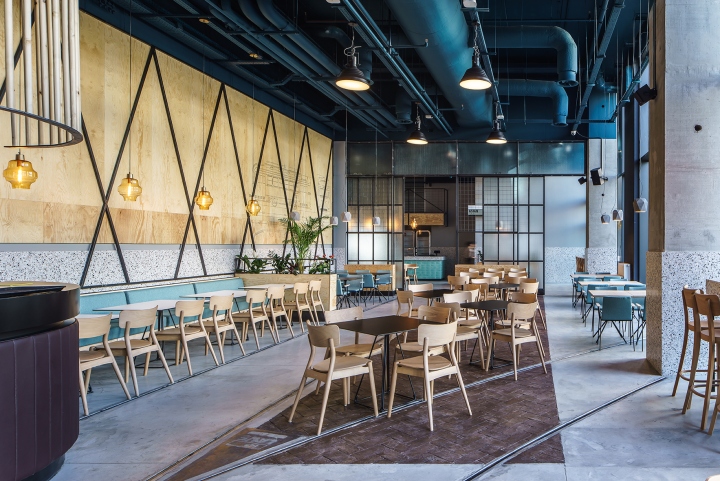 工業(yè)風餐廳裝修效果圖