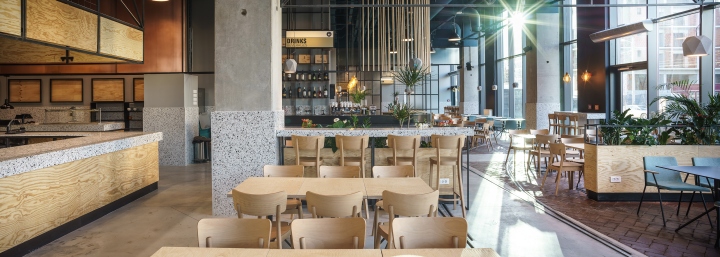 工業(yè)風餐廳裝修效果圖
