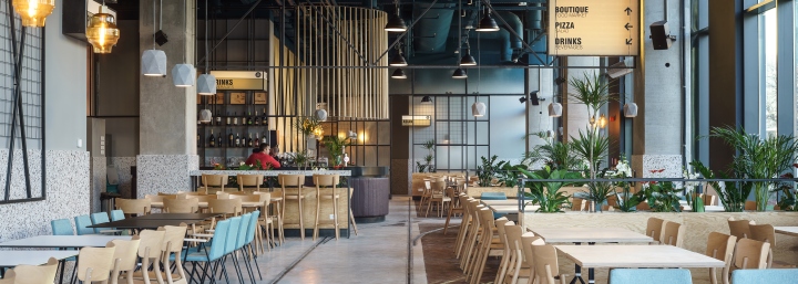 工業(yè)風餐廳裝修效果圖