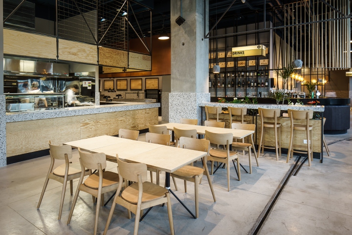 工業(yè)風餐廳裝修效果圖