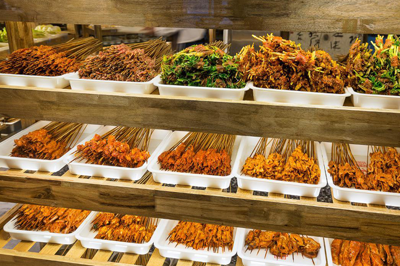 串串店火鍋布置圖