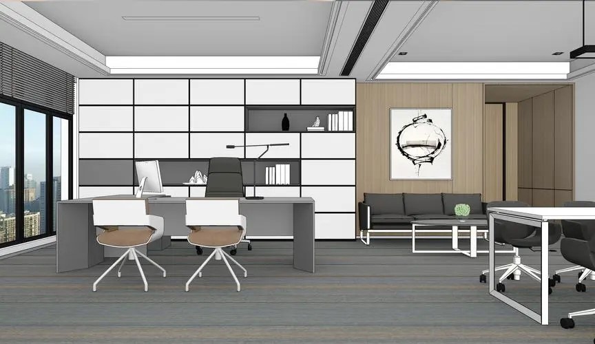 辦公室建模渲染設(shè)計(jì)